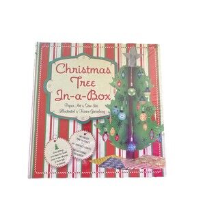 New Christmas Tree In-a-Box Kit by Sam Ita 2' Tall with Book Small Spaces Decor